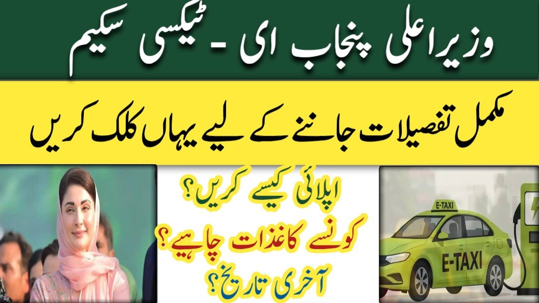 Punjab E-Taxi program 2025